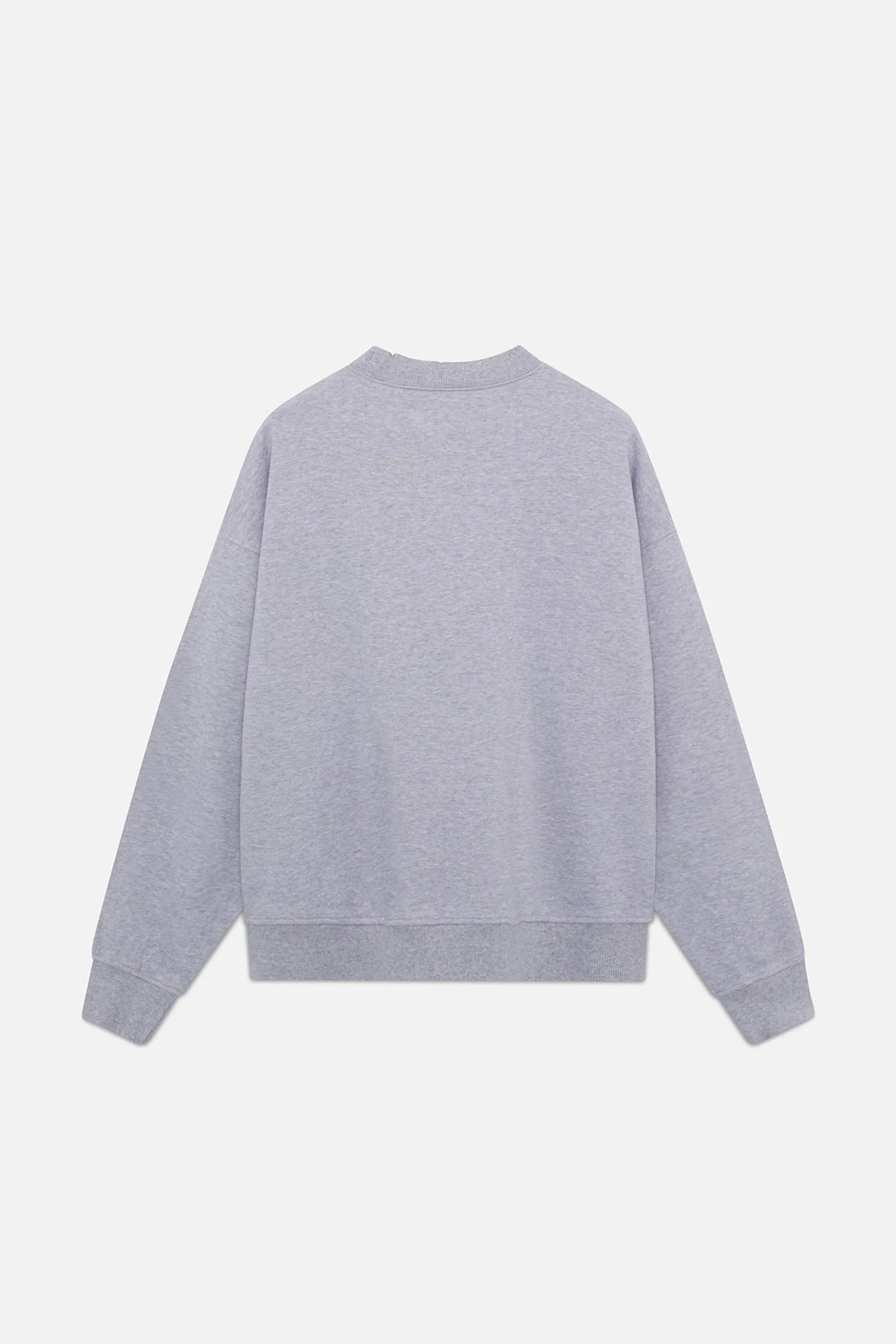 Flash Sale Basic Grey Crewneck Women Crewneck