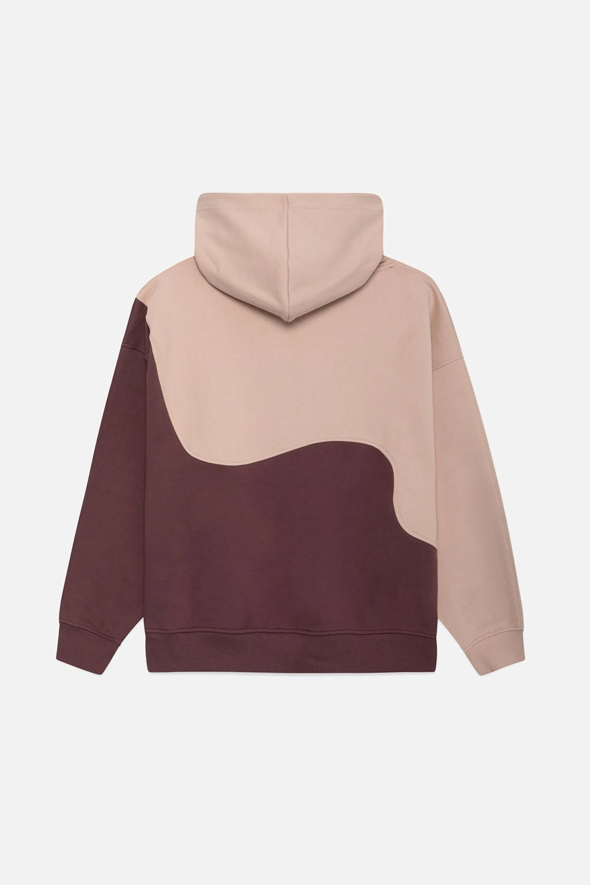 Flash Sale Double Color Hoodie Burgundy Women Hoodies