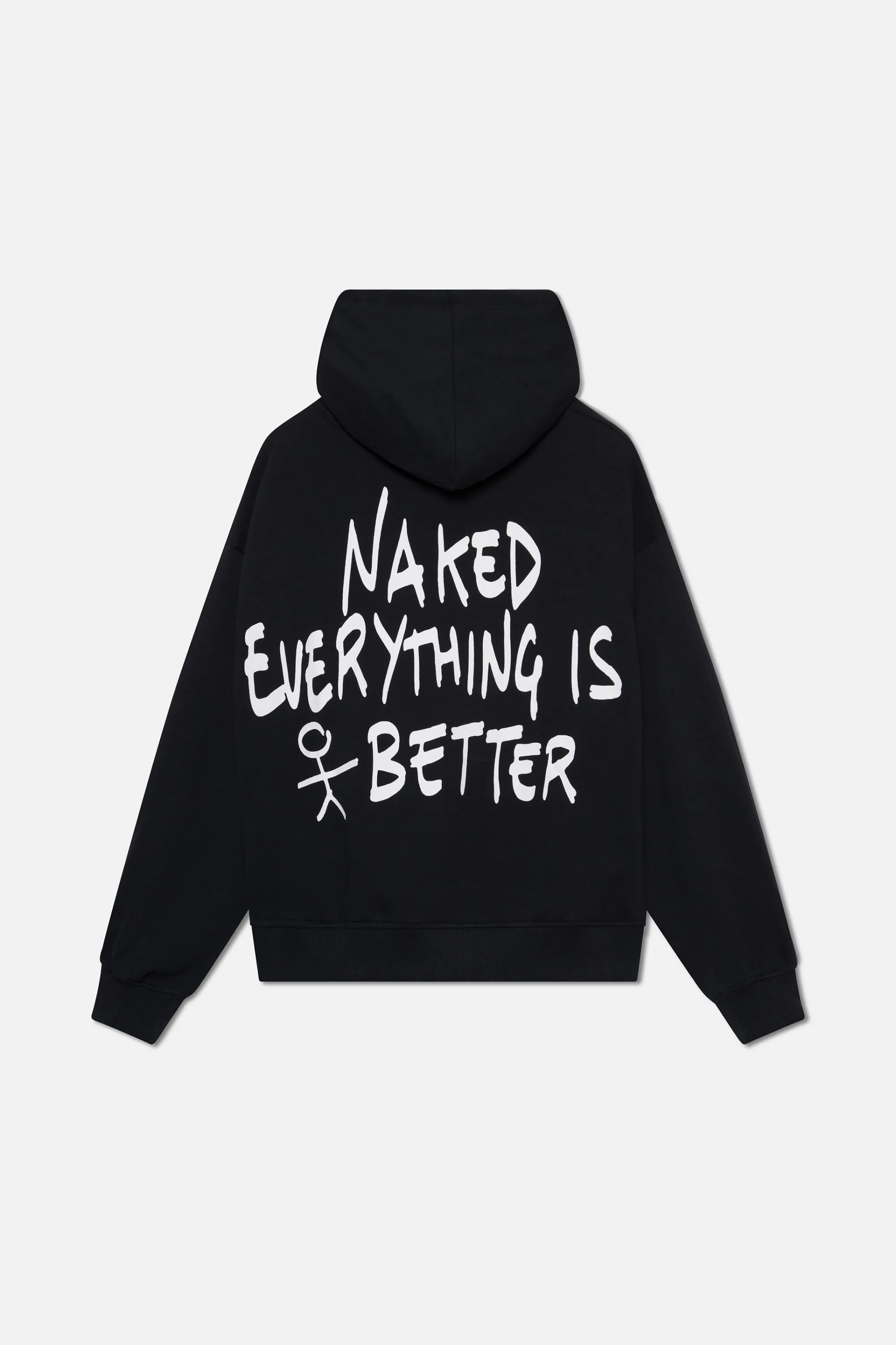 Best Sale Naked Hoodie Black Women Hoodies