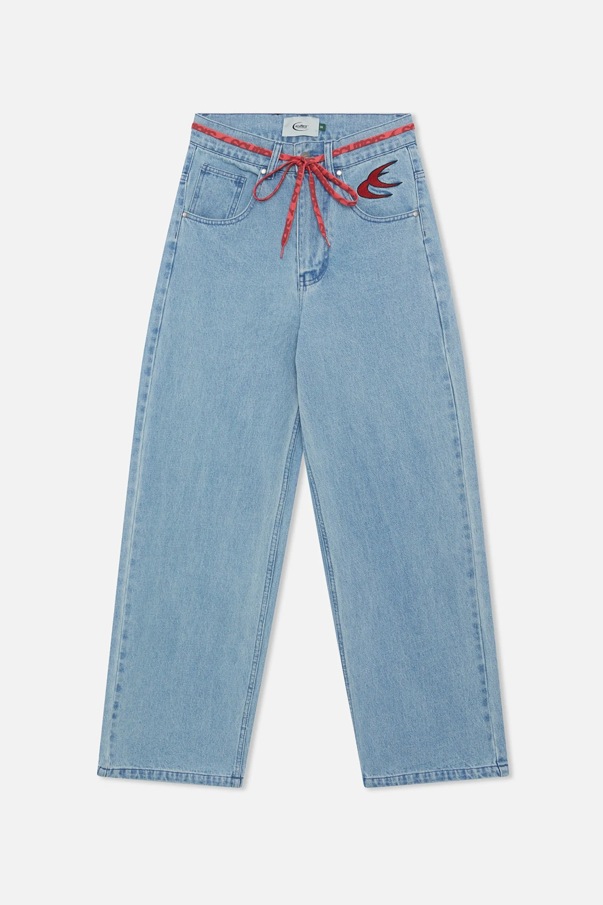 Hot Oversized Blue Jeans Women Pants