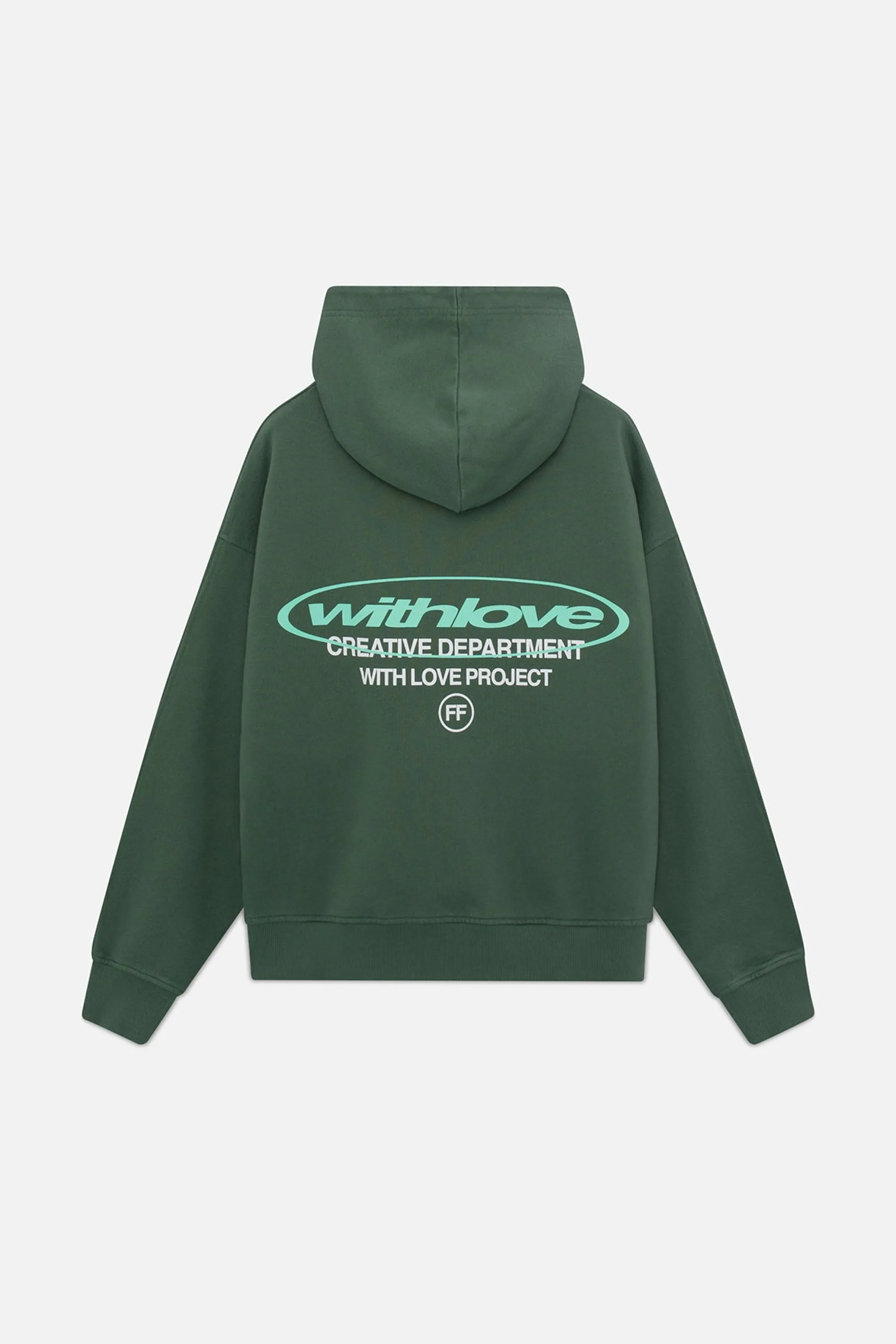 New Green With Love Hoodie Women Hoodies