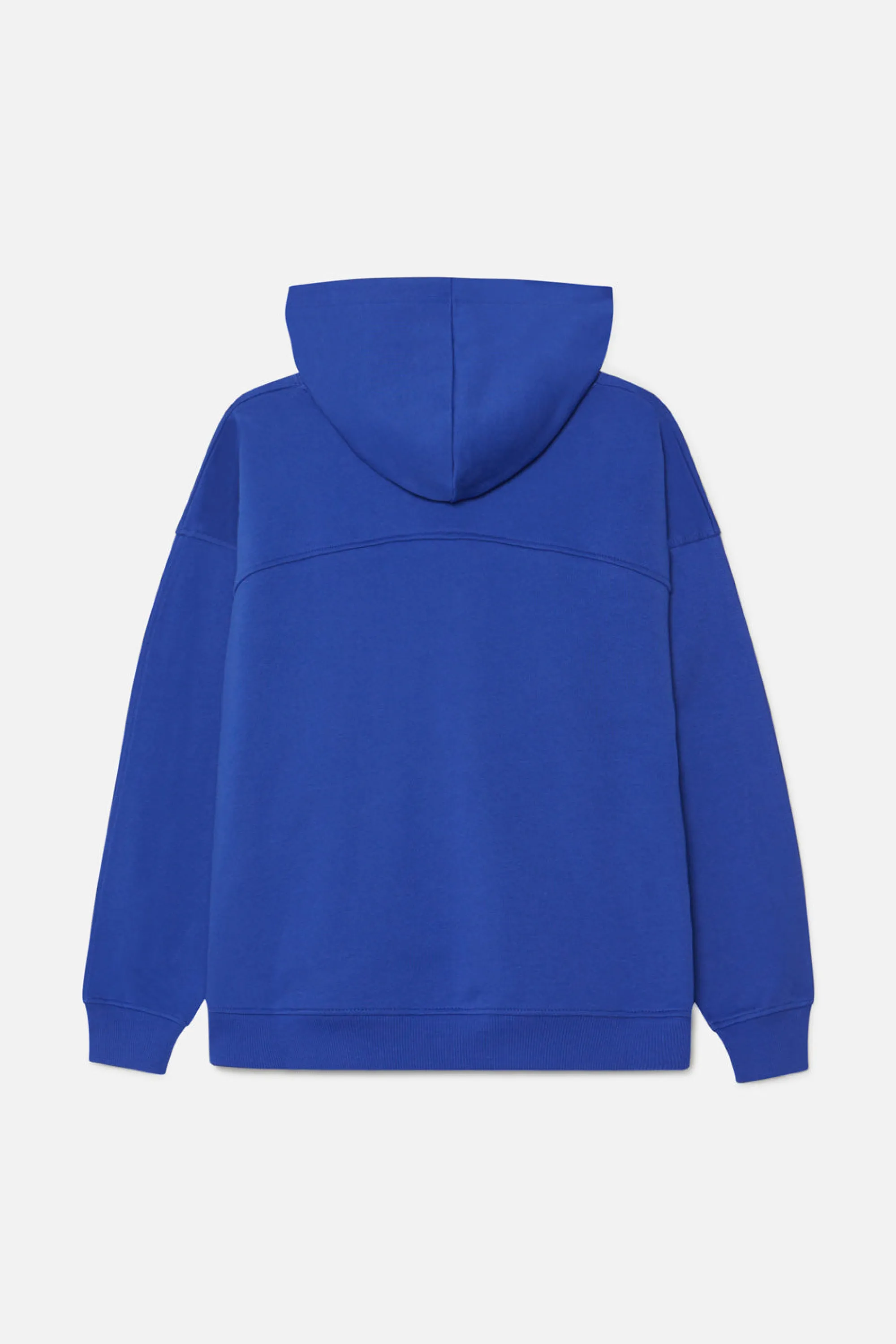 Shop Stitching Hoodie Royal Blue Women Hoodies